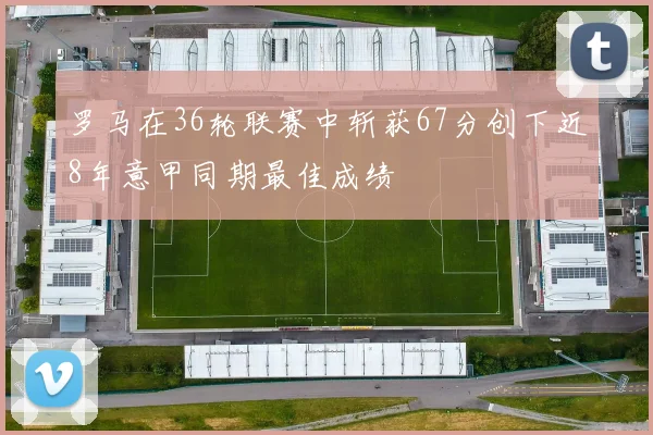罗马在36轮联赛中斩获67分创下近8年意甲同期最佳成绩